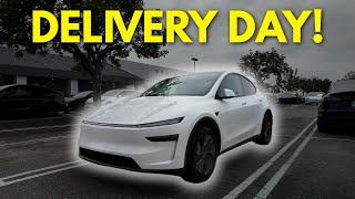 2026 Tesla Model Y DELIVERY DAY! (didn't expect to come with THIS)