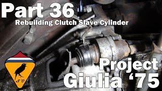 Rebuilding Clutch Slave Cylinder - Is that Worth It?  |  Project Alfa Romeo Giulia '75 - Part 36