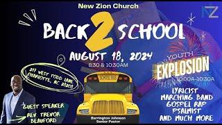 Beyond the Noise | Back to School Sunday | Rev. Trevor Beauford | NZC | 8.18.24