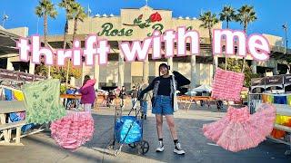 THRIFT WITH ME // spending $500 at the *BIGGEST* flea market in Los Angeles!