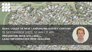 Basic usage of new Landonline Survey Capture