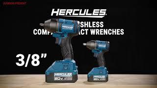 Hercules 20v Brushless Compact Impact Wrenches | Harbor Freight