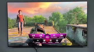 Testting The Last of us part 1 VRR on The PS5 and LG C2 OLED 65'' - Gameplay 4K At 40/60FPS