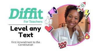 Leveling the 1st Amendment with Diffit