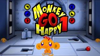 Детская Игра Счастливая Обезьянка 1 (Уровень 1) | Kids Game Monkey Go Happy 1 (Level 1)