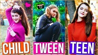 Child vs Tween vs Teen!! | Tatiana Boyd