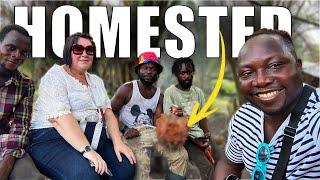 A TYPICAL DAY IN A GHANA HOMESTED | LIVING IN GHANA | COOKING GHANA FOOD IN REMOTE VILLAGE