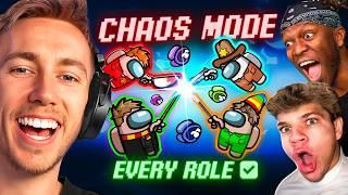 MINIMINTER REACTS TO SIDEMEN AMONG US ULTRA CHAOS MODE: EVERY SINGLE ROLE TURNED ON