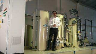 Compact RAS skid (Recirculating Aquaculture System)