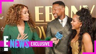 Jonathan Majors and Meagan Good Reveal Engagement Details | E! News