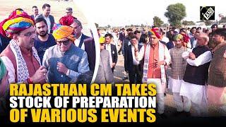 Rajasthan CM Bhajanlal Sharma takes stock of preparation of upcoming various events in Jaipur