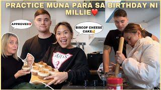 GUMAWA KAMI NG BISCOF CHEESE CAKE️| ISA ITO SA GAGAWIN NAMIN SA BIRTHDAY NI MILLIE️ |TALBOTFAM️