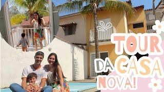 TOUR pela CASA NOVA!!! Sejam bem vindos no nosso NOVO LAR!