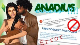 ANADIUS ERROR FIXES | DOWNLOADING SIMS 4 NEW "FOR RENT' PACK w/ ANADIUS SIMS 4 UPDATER