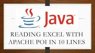 Reading Excel using Apache POI in Java | Just 10 Lines