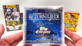 Cracking 2024 TOPPS CHROME SAPPHIRE Return of the Jedi Hobby Box