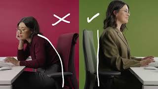 How to sit in an ergonomic office chair - by Vivendo Workspaces