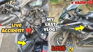 r15 v3 crash ho gayi  | ab videos kaise banau r15 v3 accident total loss ||#r15v3 #crash #accident