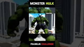 Franklin बना Monster Hulk! GTA 5 में तबाही मचा दी! | GTA 5 MOD #shorts #gaming #gta #shortsfeed