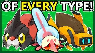 An EARLY ROUTE BUG Pokemon of EVERY TYPE!