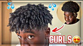 How to Get Curls for Black Men (Type 4c)