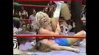 Wendi Richter & Joyce Grable vs. Sandy Partlow & Early Dawn, 1-24-1982