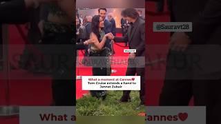 Looks like even Tom Cruise was impressed with Jannat's saree look|| #tomcruise #trending #viralreel