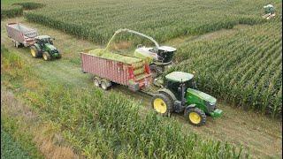 Chopping Corn Silage near Dalton Ohio | Steiner Grain Farms