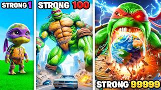 Weakest To STRONGEST NINJA TURTLE In GTA 5!