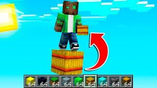 MINECRAFT pero CONSIGO TODOS LOS BLOQUES QUE PISO! 