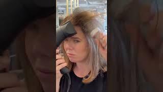 How to Style Textured Bangs #hair #hairtutorial #bangs