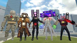 TITAN CAMERA WOMAN VS PCMAN TV VS CLEACERMAN TITAN VS TITAN CLOCK MAN AND OTHERS In GMod!