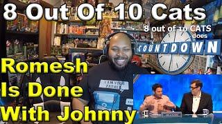 Romesh Ranganathan is DONE with Johnny Vegas 8 Out of 10 Cats Does Countdown Best Comedian Reaction