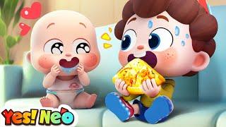 Can You Share the Pizza? | Sharing is Caring | Good Manners | Nursery Rhymes & Kids Songs | Yes! Neo