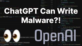 Getting ChatGPT AI to Write Malware?