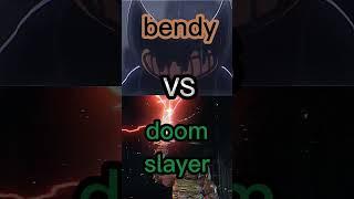 bendy vs doom slayer #bendy #doom #1v1