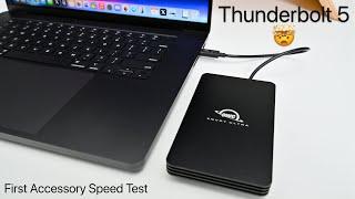 Thunderbolt 5 is  - First Test on the M4 Max MacBook Pro