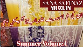 Sana Safinaz muzline summer collection 2022