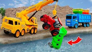 Đồ chơi ô tô JCB - Xe cứu hỏa, Xe cẩu, Xe ben cứu hộ và lắp ráp Xe đầu kéo mini - Đồ chơi cho bé