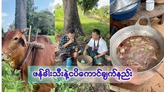 ဖန်ခါးသီးနဲ့ငါးပိကောင်ချက်နည်း