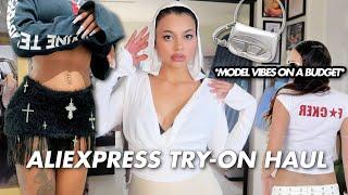 TRYING Y2K BADDIE OUTFITS FROM ALIEXPRESS! HAUL + MEET UP ANNOUNCEMENT