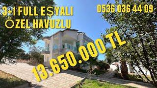 Akbük’te Müstakil Havuzlu Güvenlikli Muhteşem Villa 13.650.000 TL