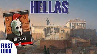 Hellas First Look | Solo & 2-Player Ancient Greece Boardgame | History of the Ancient Seas I