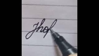 jhope name in cursive writing #cursive#writing#khushicursivewriting#shorts
