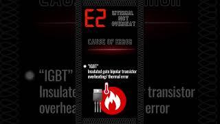 True Induction TI-2BN Error Code E2 - How to fix an Internal IGBT Overheat