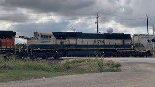 BNSF G-GTOEAP with SD70MAC at Justin, TX (September 11, 2024)