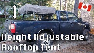 Height Adjustable Roof Top Tent Rack Modifications on a Toyota T100