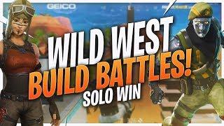 WILD WEST BUILD BATTLES! 15 KILL SOLO (Fortnite BR Full Match)