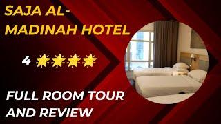 Saja Al Madinah hotel | Full room tour and review | Room and bathroom| 4 star best hotel