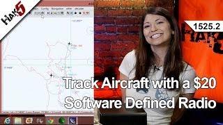 Track Aircraft with a $20 Software Defined Radio, Hak5 1525.2